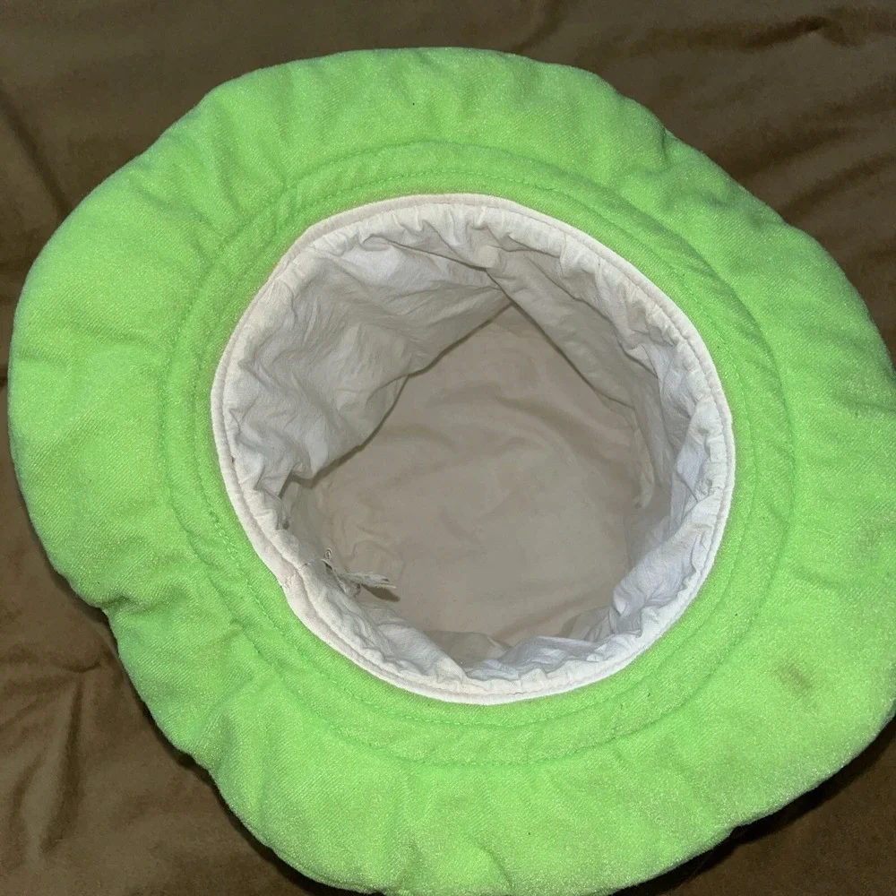 Walt Disney World 2000 Goofy Green Plush Hat Cap Adult Size Numbers Rare Costume